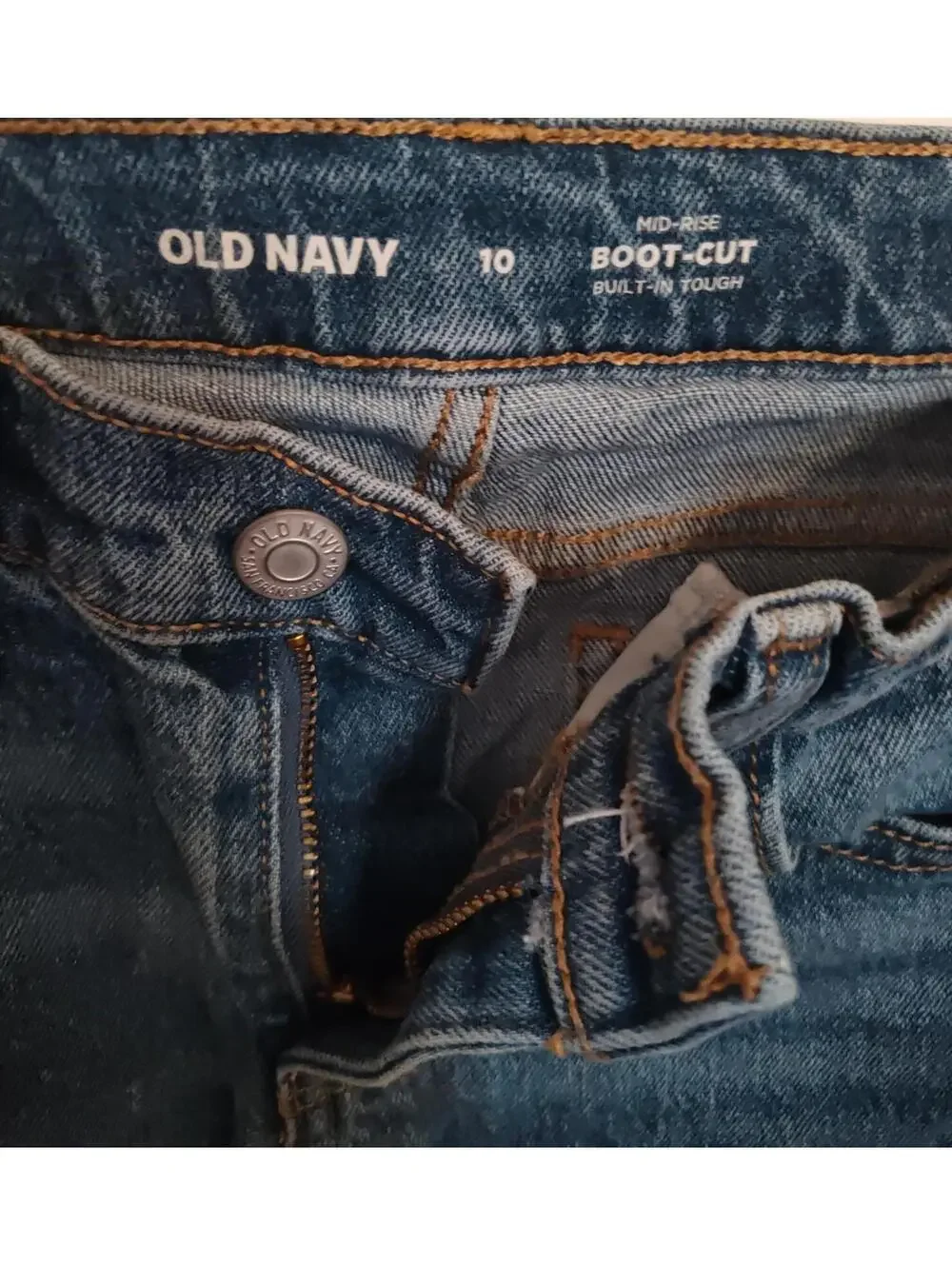 Old Navy - Girls Jeans - Size 10 - Wide Leg Bottom - EUC